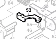 Levier de tension pour PBS 75 A, PBS 75 AE, PBS 75, GBS 75 AE